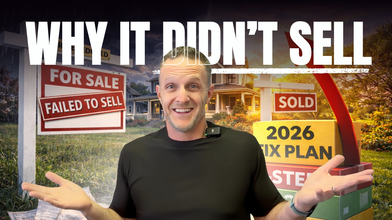 Why So Many Homes Failed to Sell in 2025 — And the Smart Fix for 2026 (West Michigan Sellers)